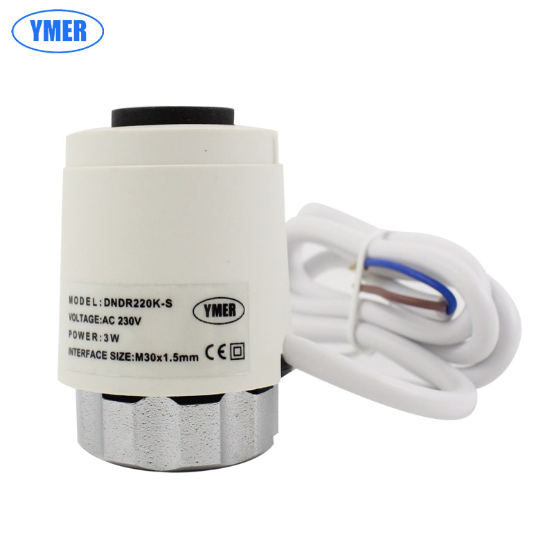 地暖电热执行器DNDR220K-S|分水器电动头|暖气片电动阀执行器