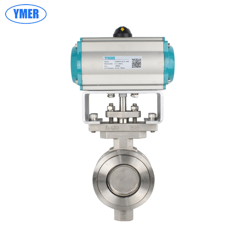 YMER 不锈钢双偏心气动蝶阀 16DPD-815+PH(S)