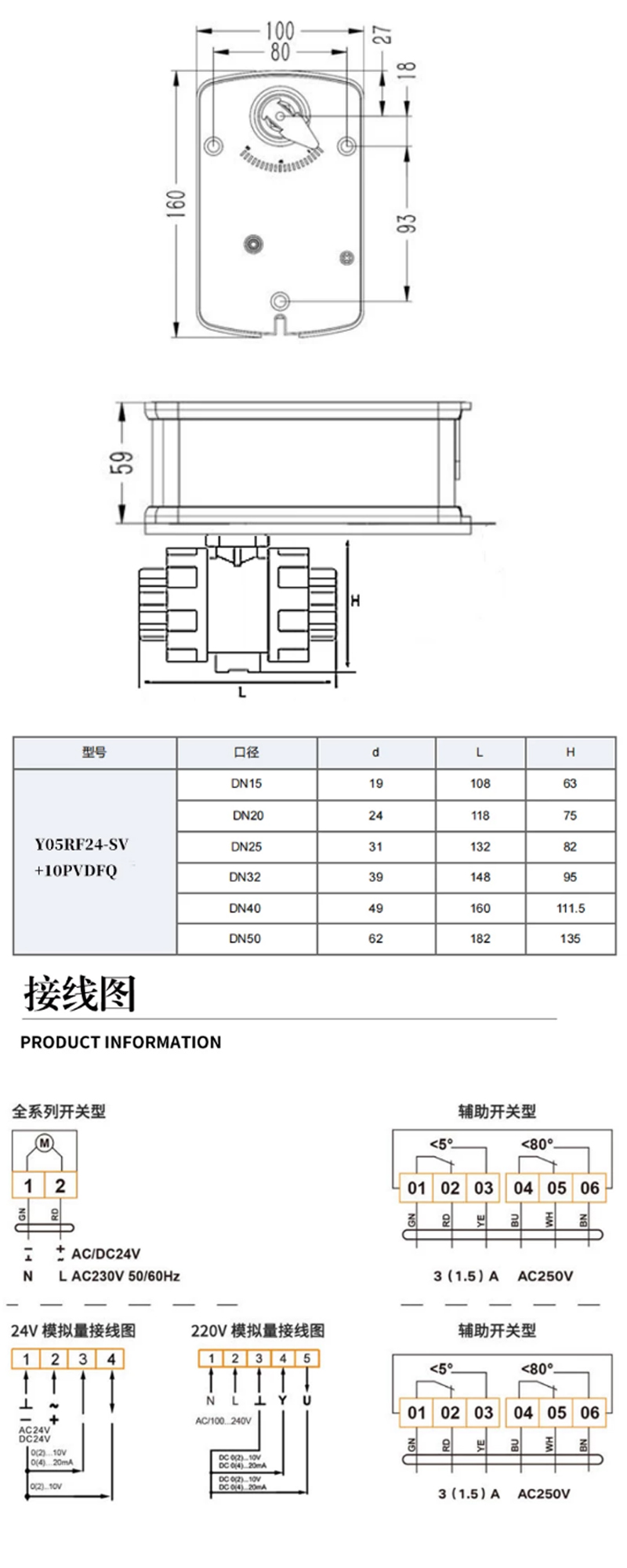 PVDF断电复位电动调节阀0-10v 4-20Ma调节弹簧复位流量调节阀